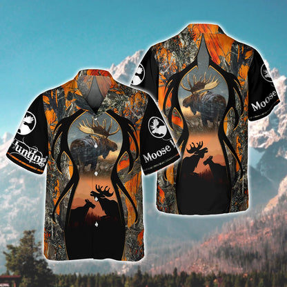 Moose Hunting - 3D Full Print Shirts - 524 HNT0124