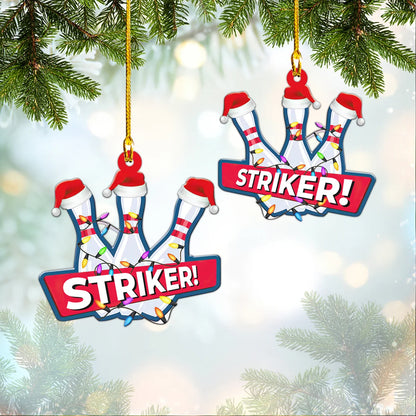 Bowling Strike Amazing Style Acrylic Christmas Ornament Home Decor Gift For Bowling Player ORN0094