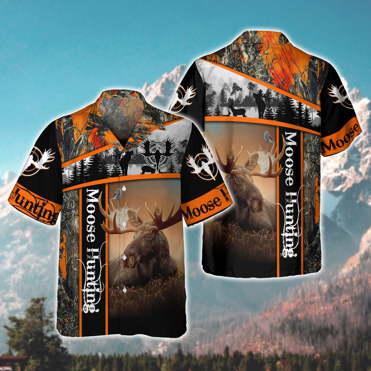 Moose Hunting - 3D Full Print Shirts - 527 HNT0127
