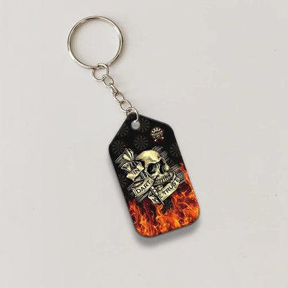 In Dart We Trust Keychain For Darts Player ORN0204