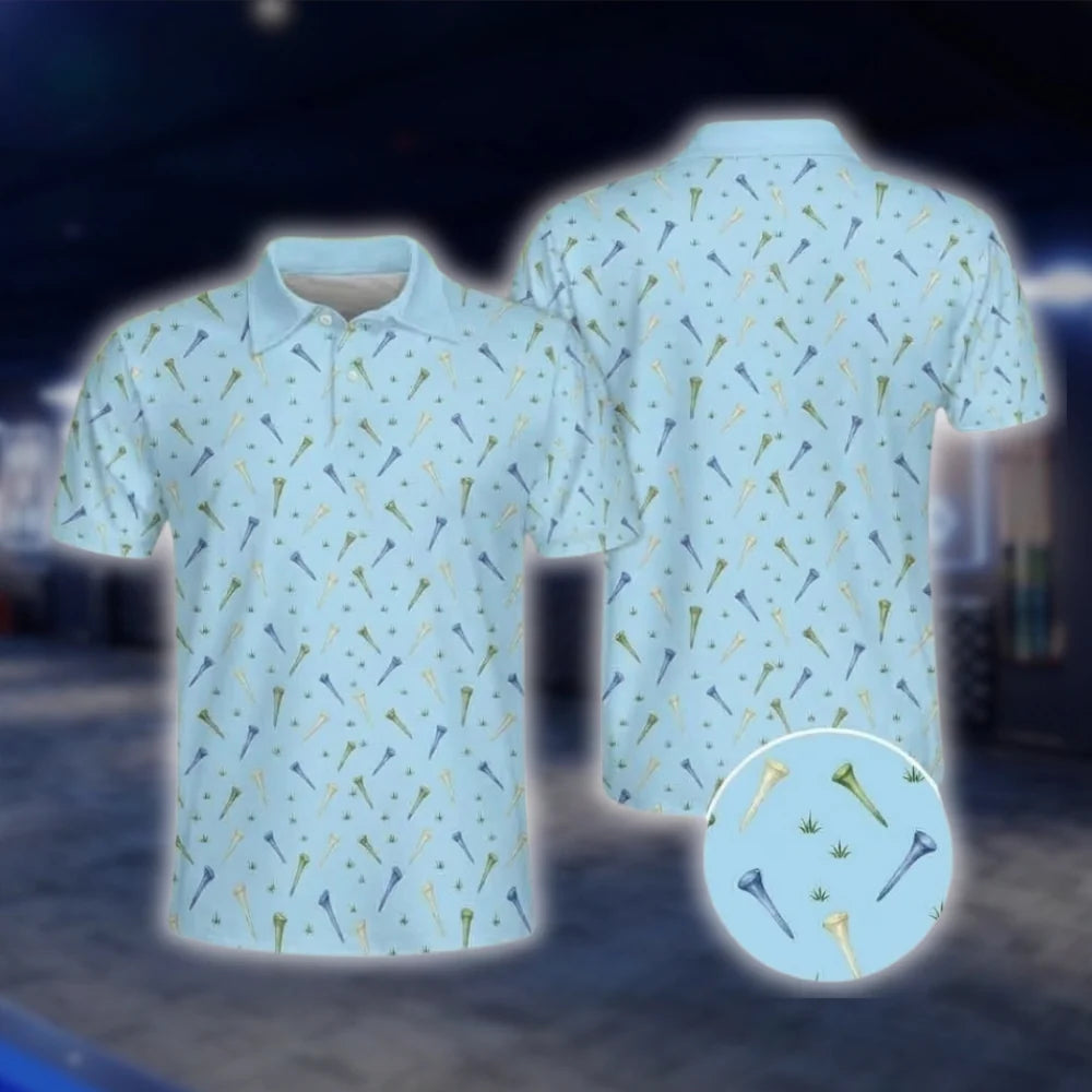 Green Golf Shirt For Men And Women, Matching Couple Golf Shirts GOF0018