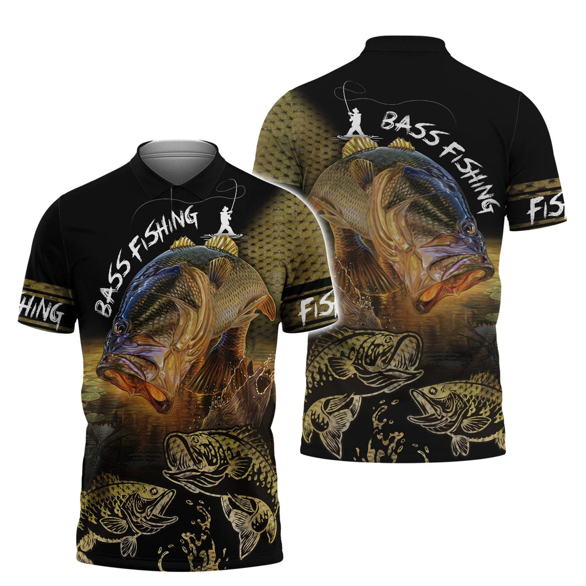 Bass Fishing On Skin 3d Print Fishing Shirt For Men And Women Hoodie Tshirt FISH0077