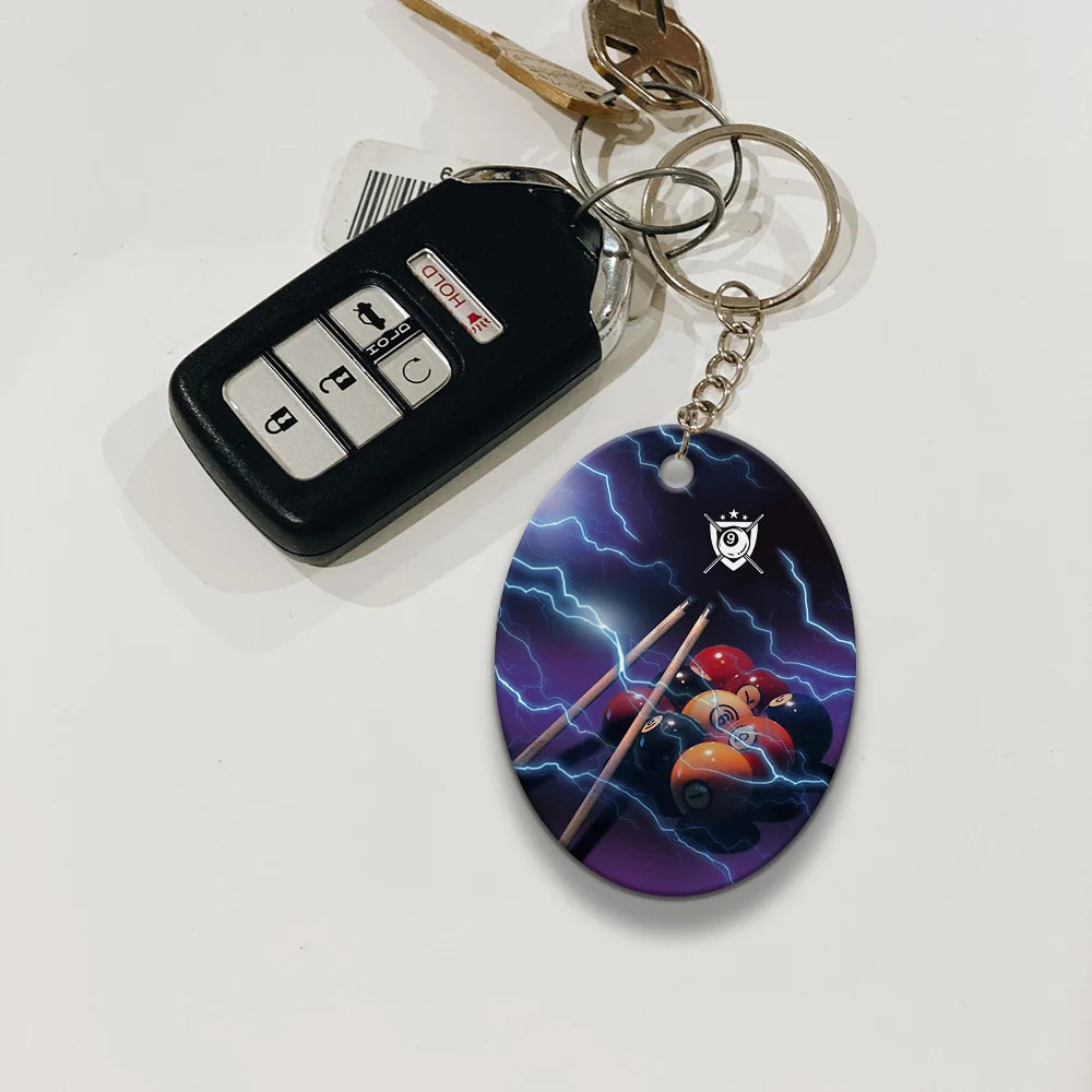 Fast N Loose Team Keychain Gift For Billiard Players ORN0246