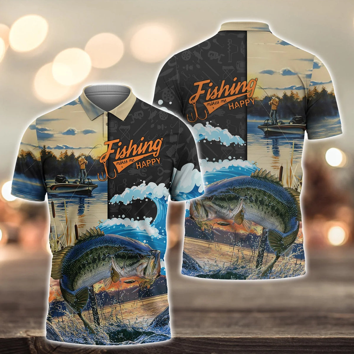 Bass Fishing 3D Full Print Shirts FISH0062
