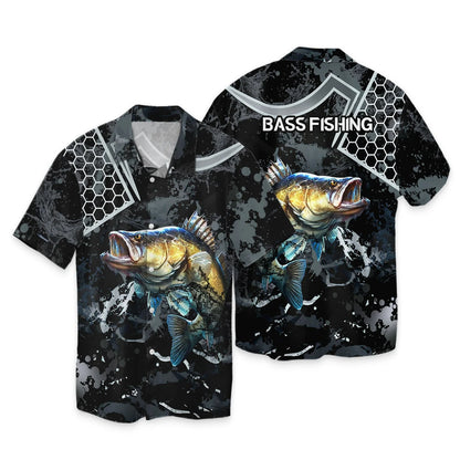Bass Fishing Black 3D Hoodie Shirt For Men Hunting Life Hoodie Gifts FISH0070