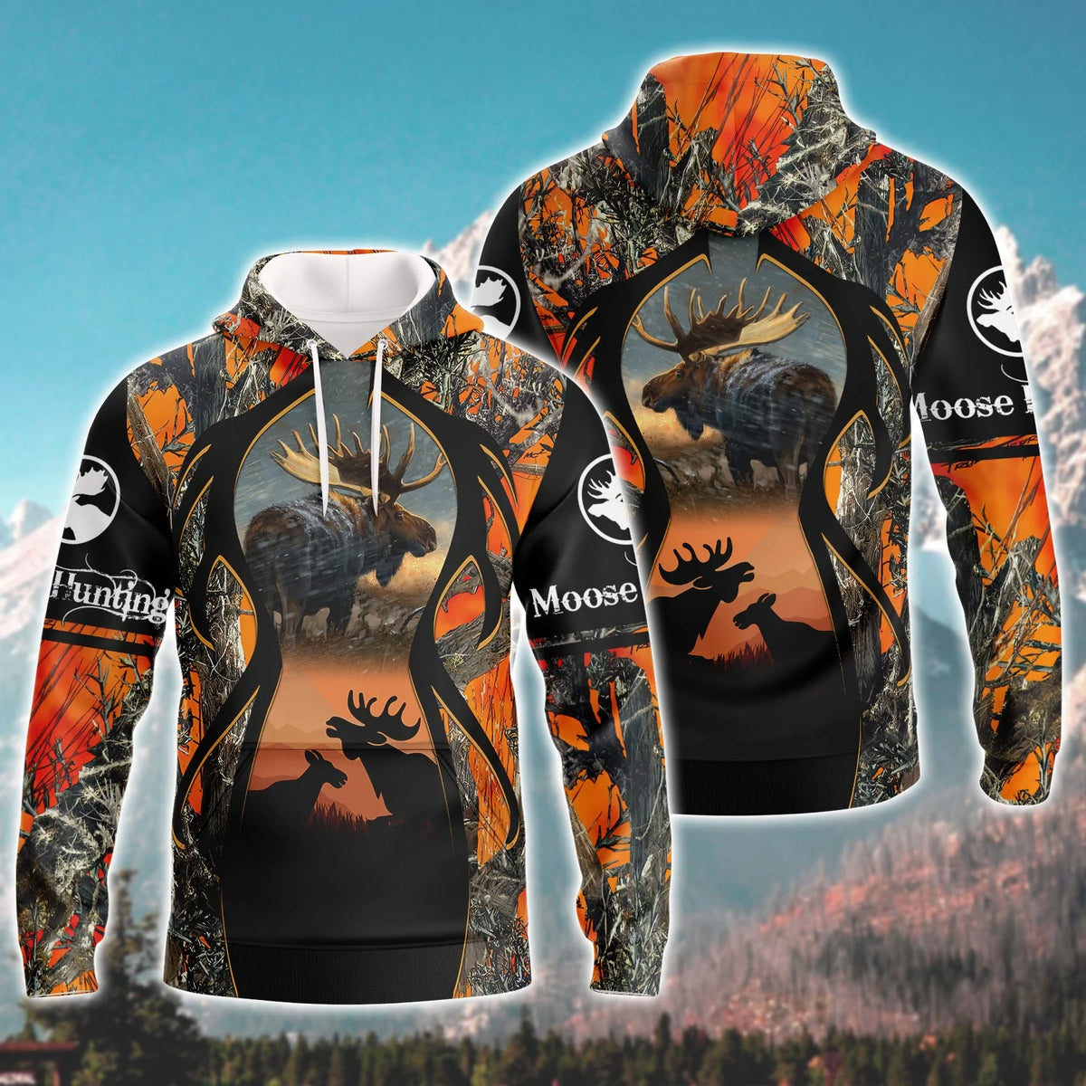 Moose Hunting - 3D Full Print Shirts - 524 HNT0124