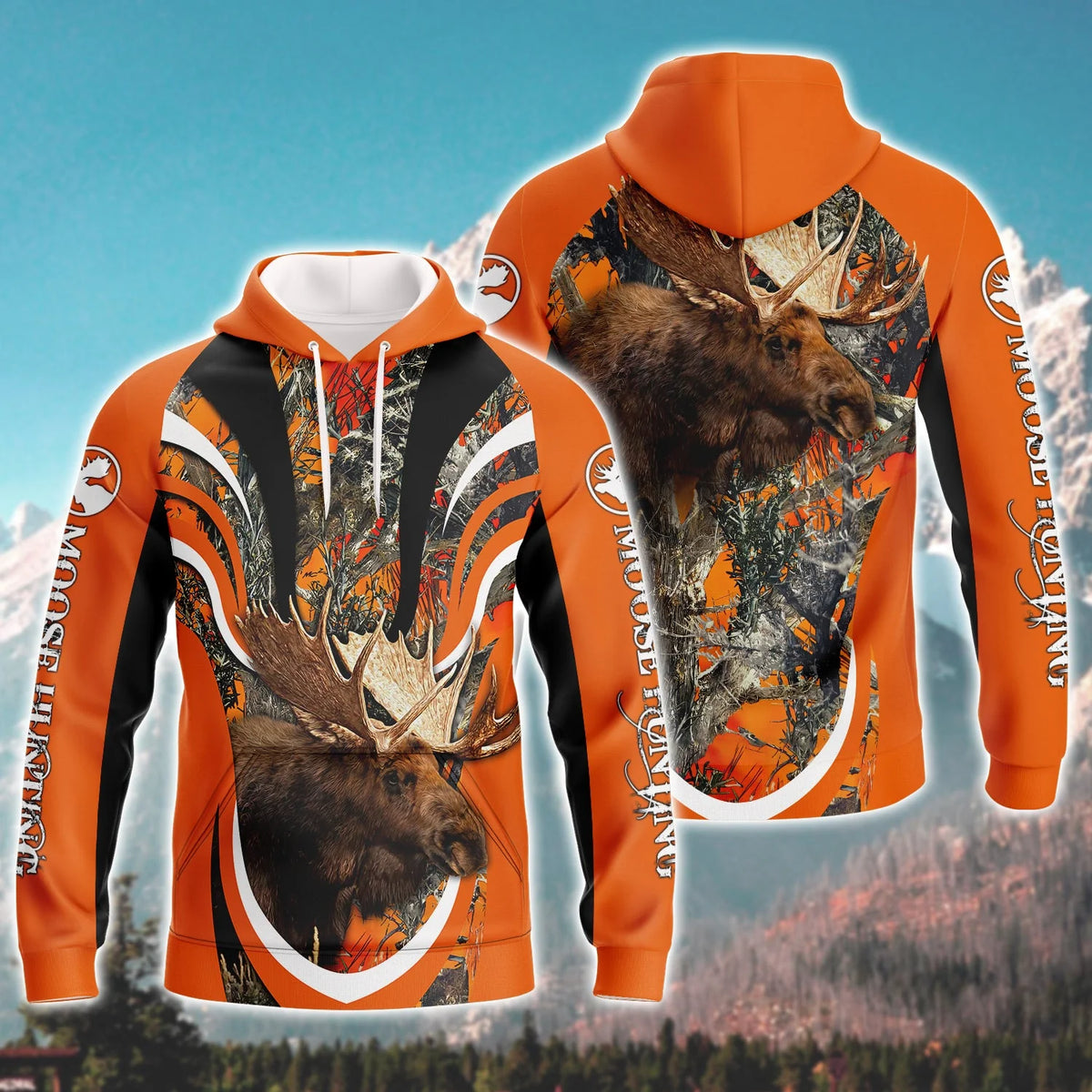 Moose Hunting - 3D Full Print Shirts - Tad 526 HNT0126