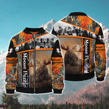 Moose Hunting - 3D Full Print Shirts - 527 HNT0127