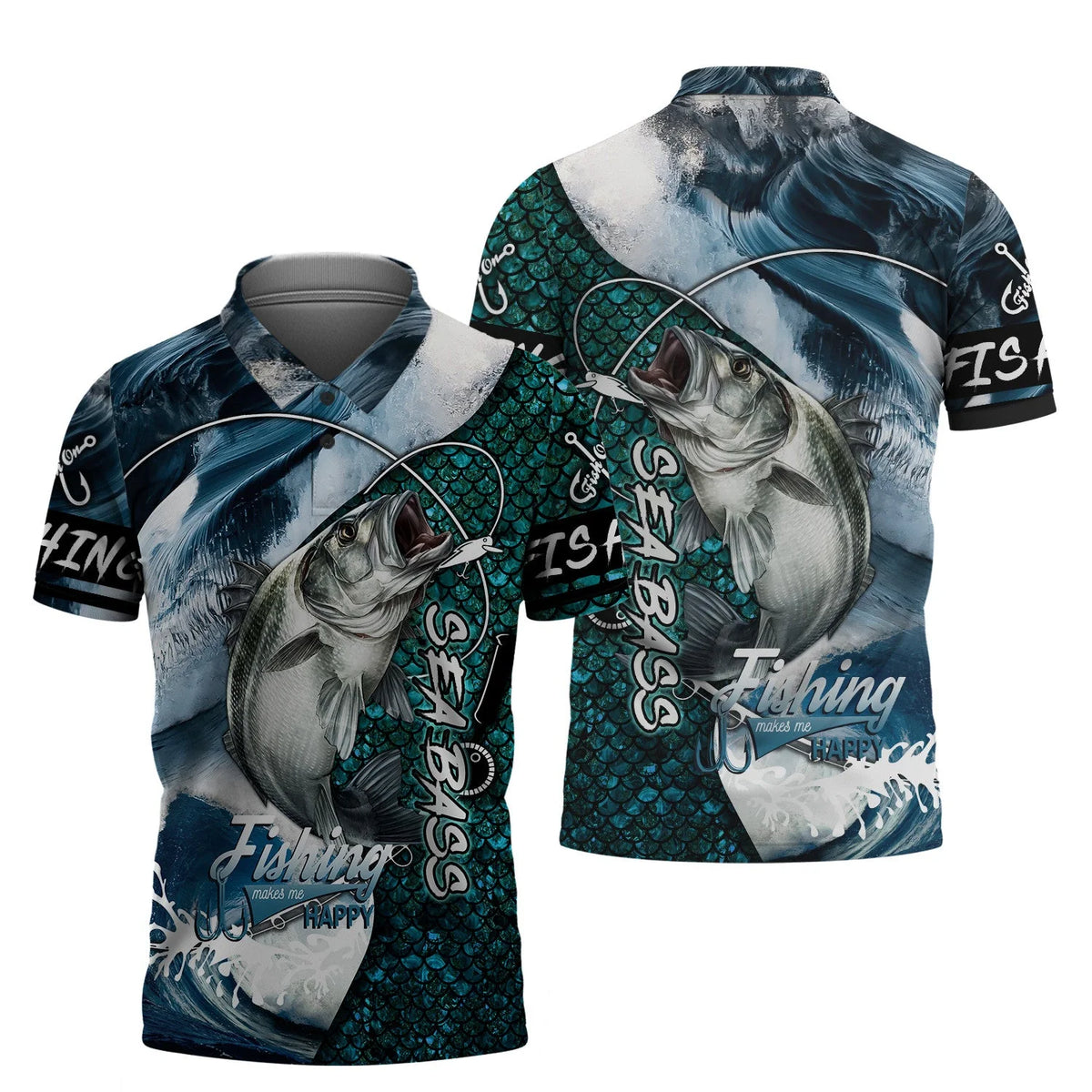 Fishing Shirt 3D Full Print Bass Fishing Hoodie Tshirt FISH0074