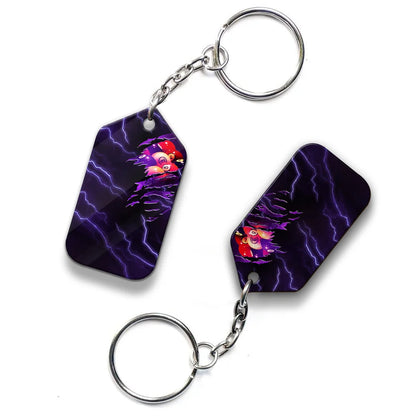 Billiard Pool 9 Ball Thunder Viking Personalized Name 3D Keychain Gift Billiard Players ORN0228