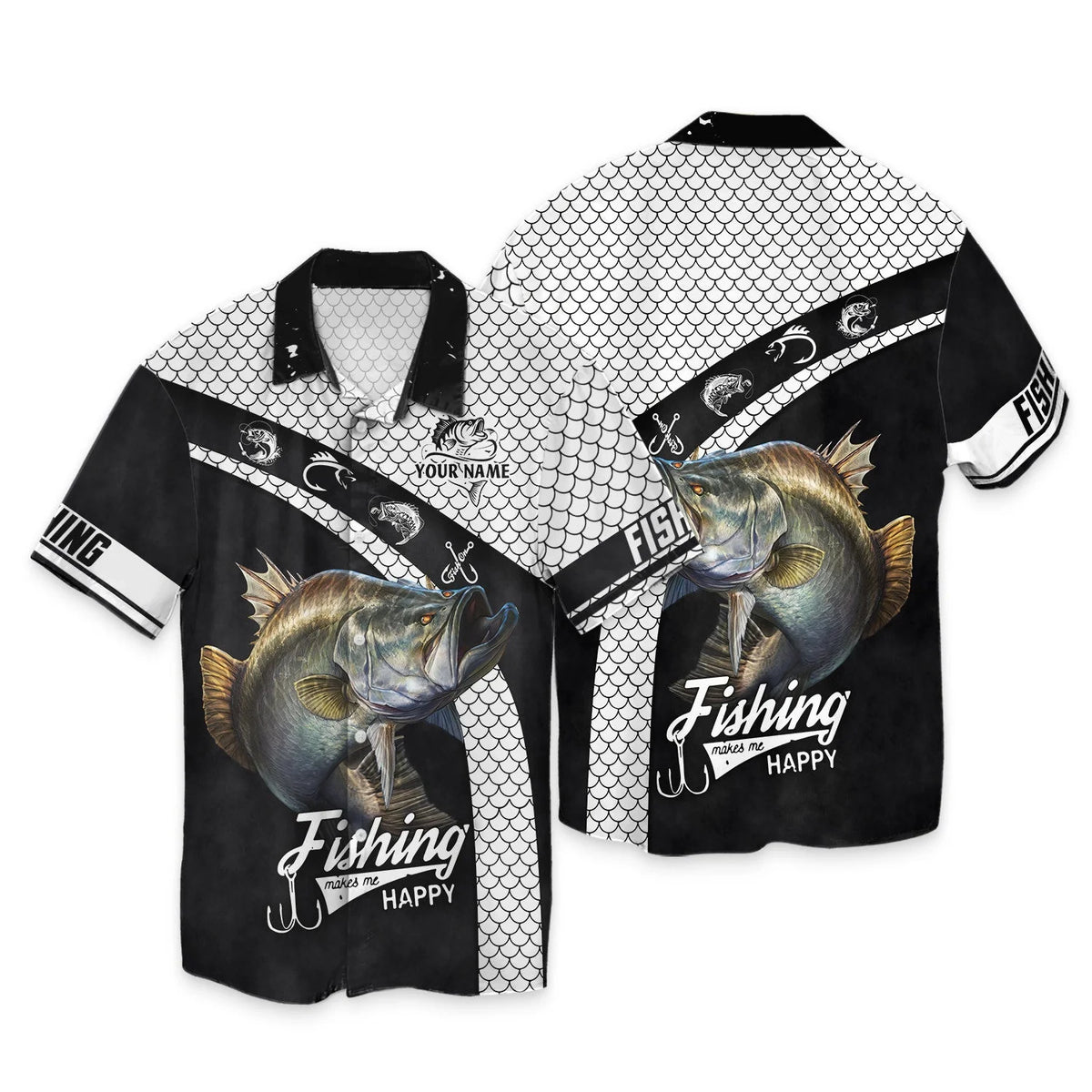 Fishing Shirt Bass Fishing 3D Full Print Fishing Lover Hoodie Tshirt FISH0076