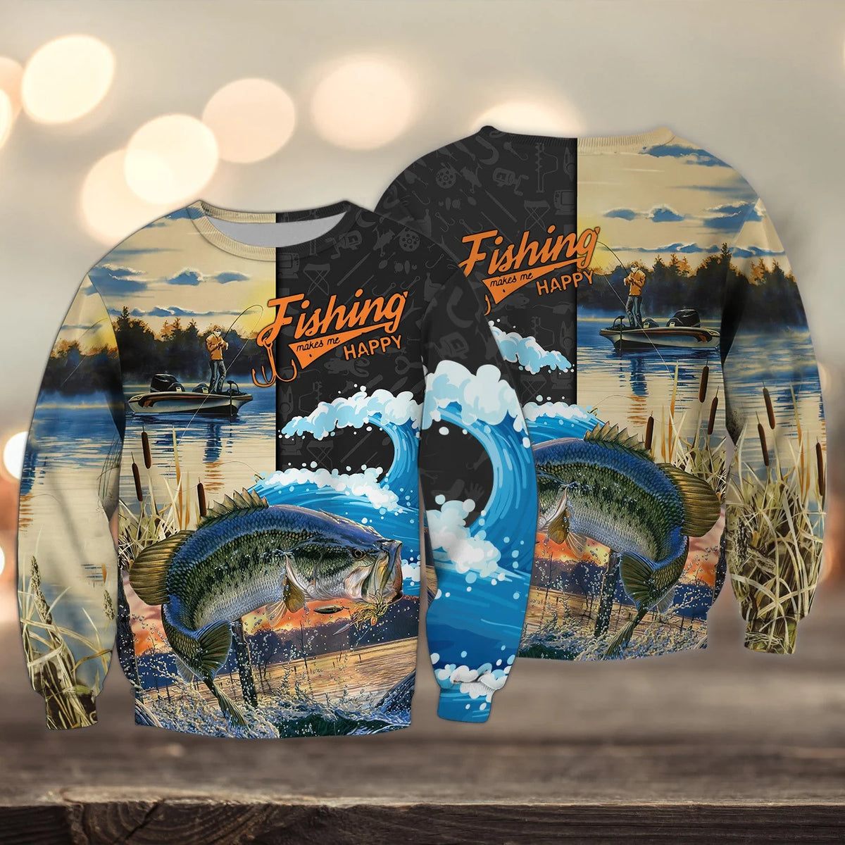 Bass Fishing 3D Full Print Shirts FISH0062