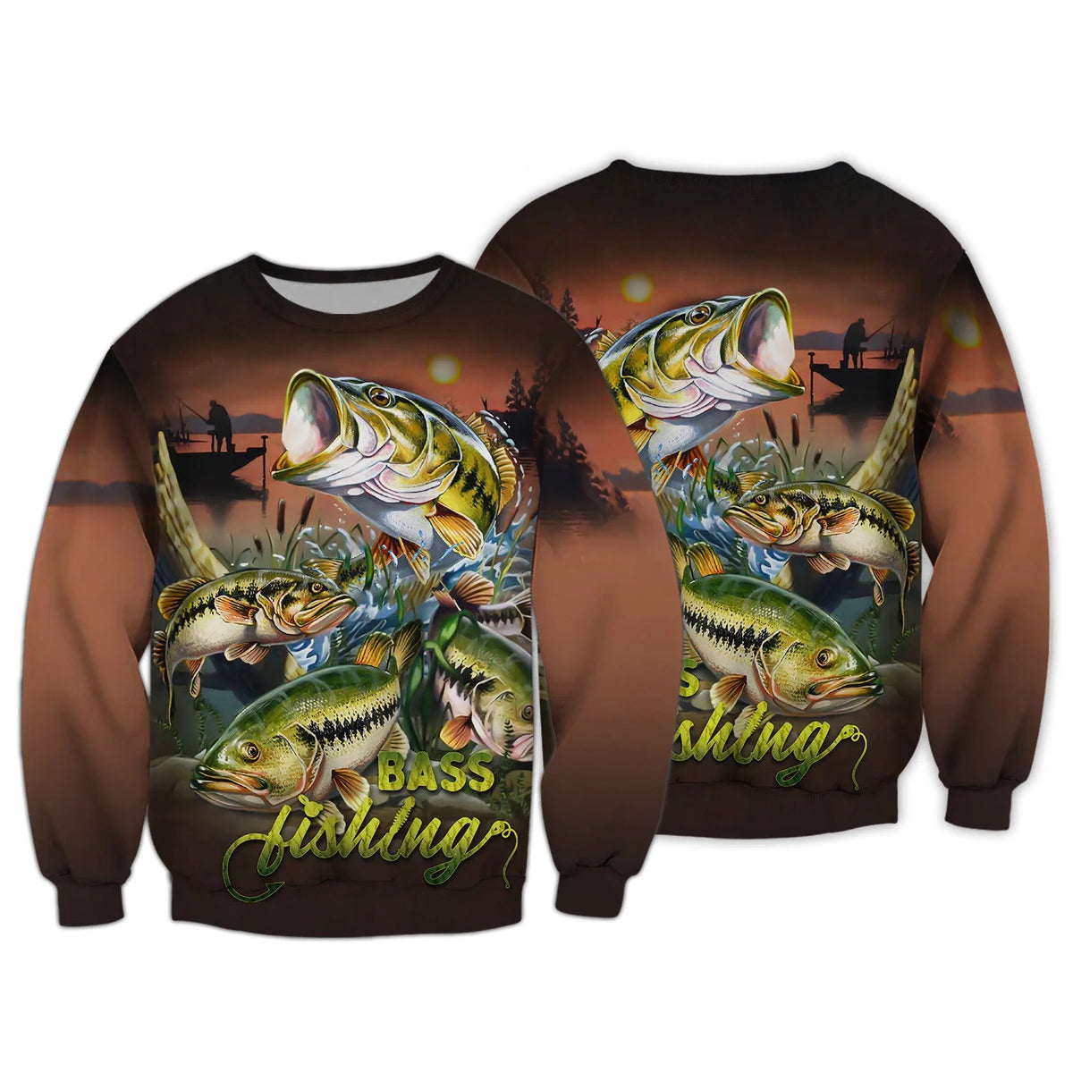Bass Fishing Shirt Fish 3D Printed Fishing Hoodie Tshirt FISH0108
