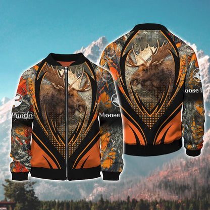 Moose Hunting - 3D Full Print Shirts - Tad 525 HNT0125