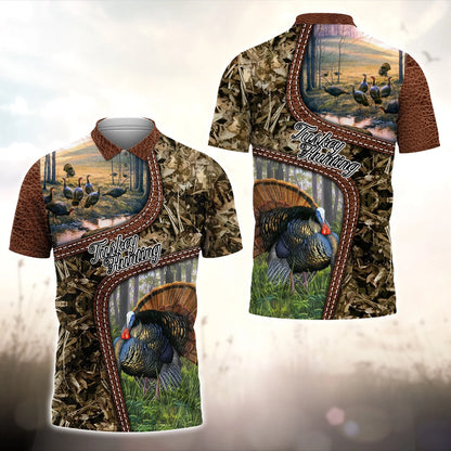 Turkey Bird Hunting Animal Hunter Camo Tattoo 3D All Over Printed Shirt HNT0132