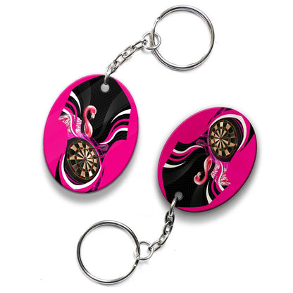 Flamingo Darts Keychain For Darts Team Player ORN0184