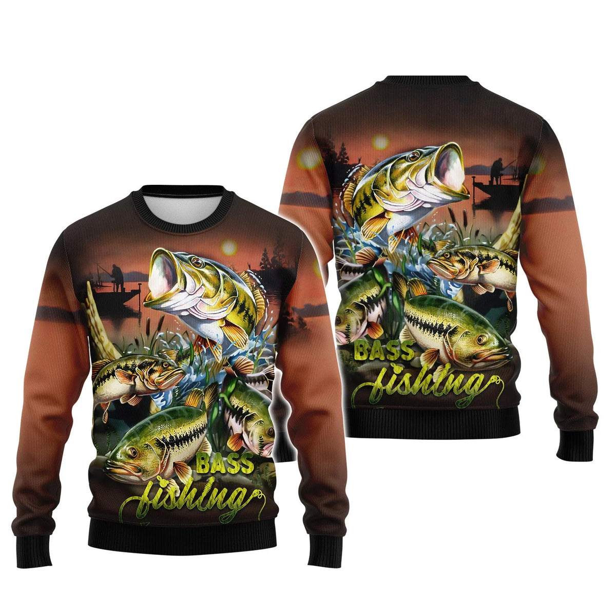 Bass Fishing Shirt Fish 3D Printed Fishing Hoodie Tshirt FISH0108