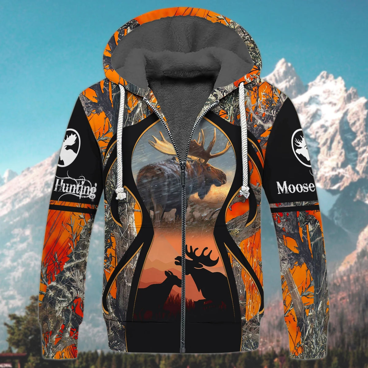 Moose Hunting - 3D Full Print Shirts - 524 HNT0124