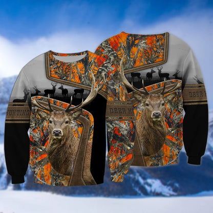 Deer Hunting 3D Shirts For Men and Women Version 3 HNT0118