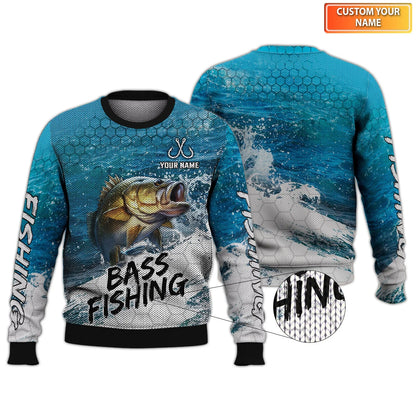 Latest Bass Fishing 3D Hoodie Shirt For Men Hunting Life Hoodie Gifts FISH0071