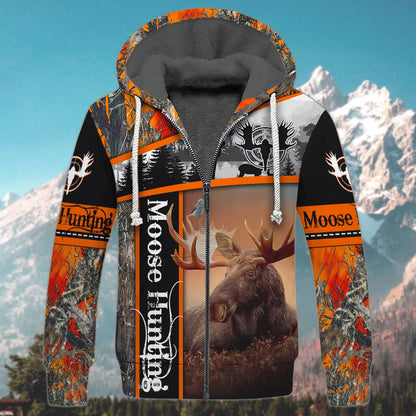 Moose Hunting - 3D Full Print Shirts - 527 HNT0127