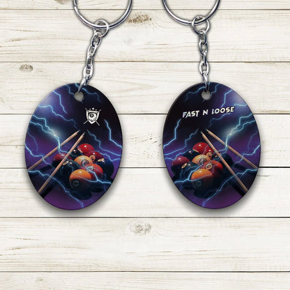Fast N Loose Team Keychain Gift For Billiard Players ORN0246