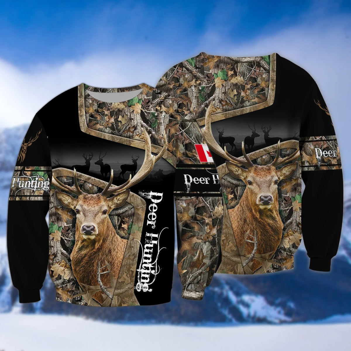 Canada Deer Hunting 3D Shirts For Men and Women Version 2 HNT0117