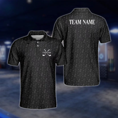 Personalized Green Golf Team Polo Shirt For Men, Custom Golf Shirts GOF0069