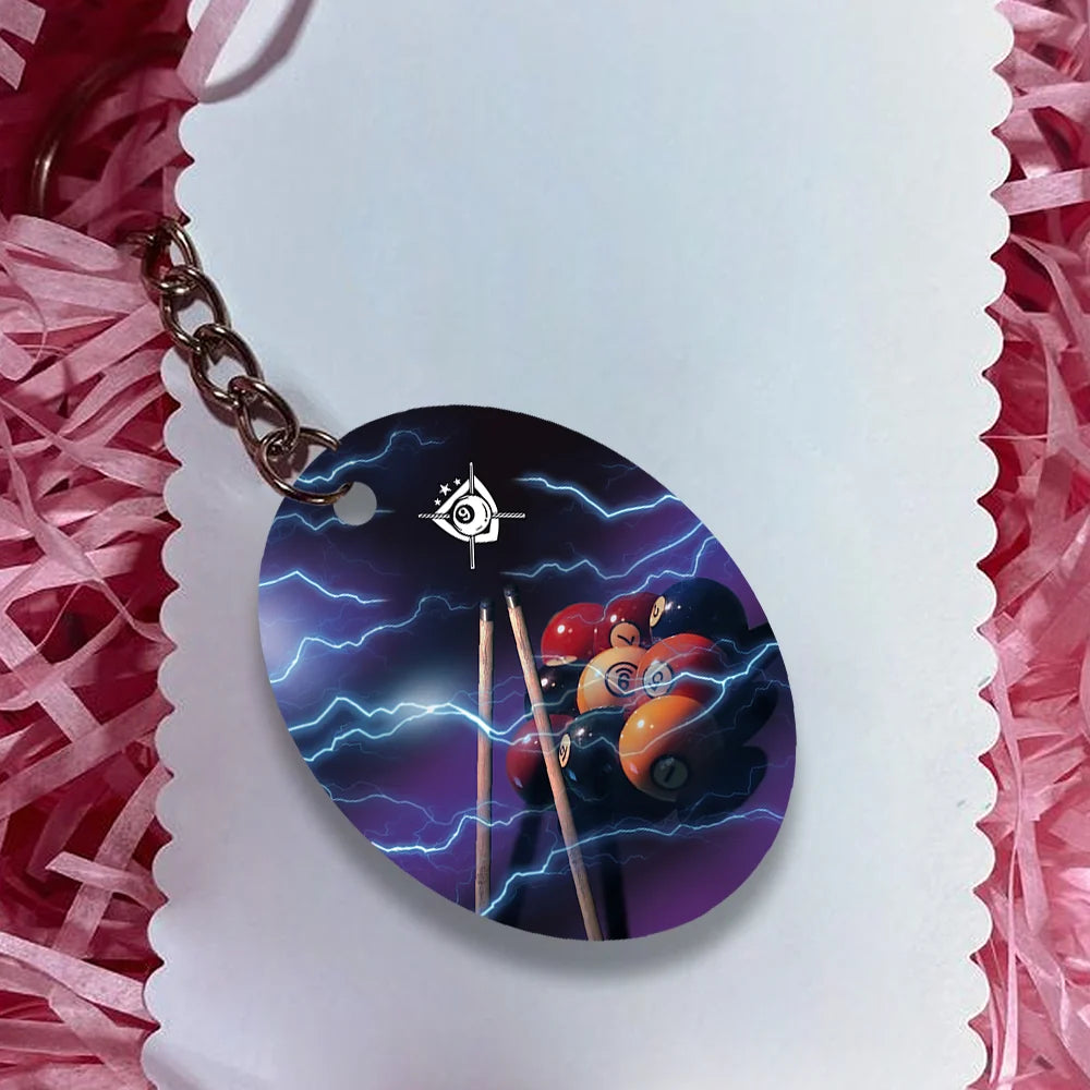 Fast N Loose Team Keychain Gift For Billiard Players ORN0246